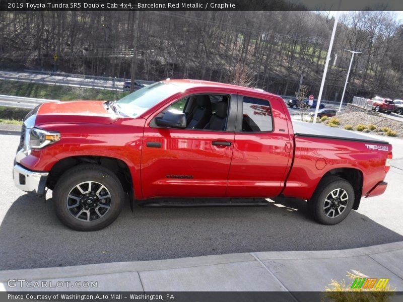 Barcelona Red Metallic / Graphite 2019 Toyota Tundra SR5 Double Cab 4x4