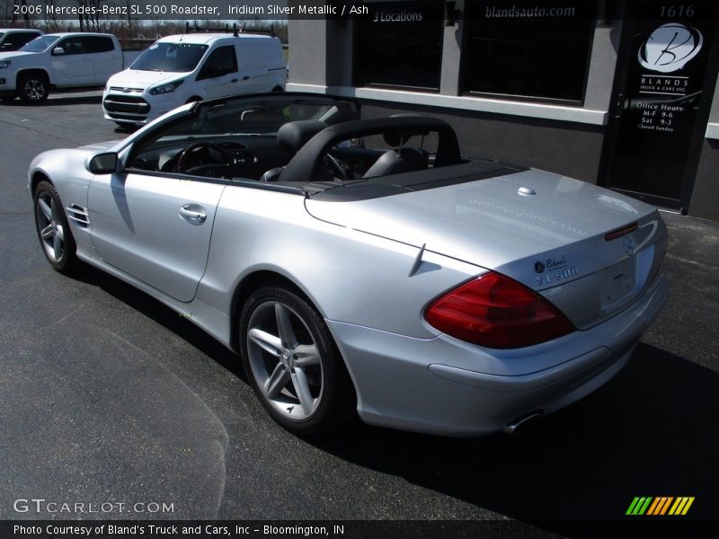 Iridium Silver Metallic / Ash 2006 Mercedes-Benz SL 500 Roadster