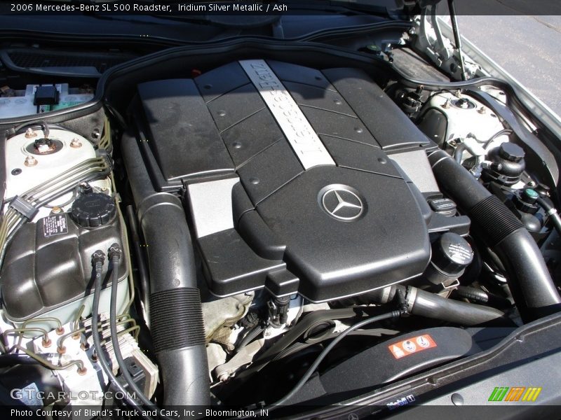 Iridium Silver Metallic / Ash 2006 Mercedes-Benz SL 500 Roadster