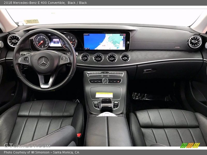 Black / Black 2018 Mercedes-Benz E 400 Convertible