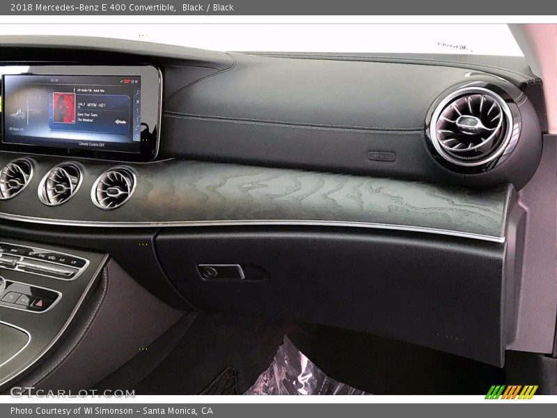 Black / Black 2018 Mercedes-Benz E 400 Convertible