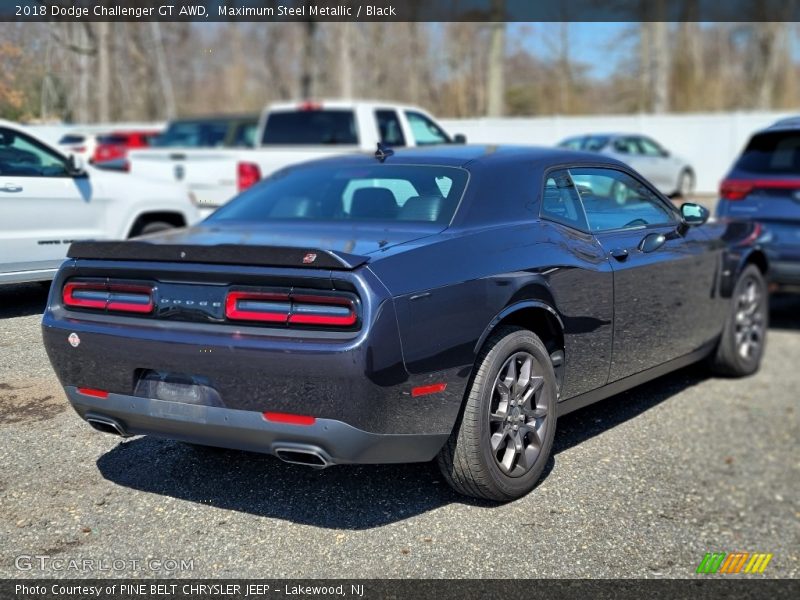 Maximum Steel Metallic / Black 2018 Dodge Challenger GT AWD