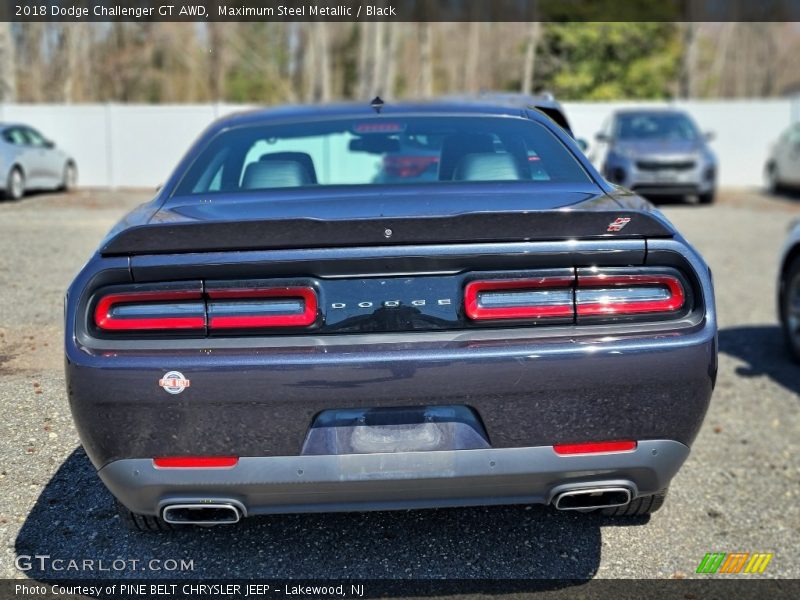 Maximum Steel Metallic / Black 2018 Dodge Challenger GT AWD