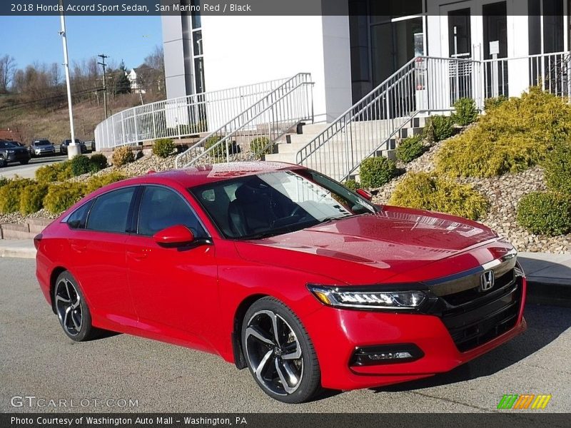 Front 3/4 View of 2018 Accord Sport Sedan