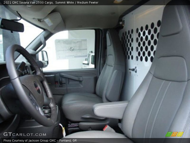 Summit White / Medium Pewter 2021 GMC Savana Van 2500 Cargo