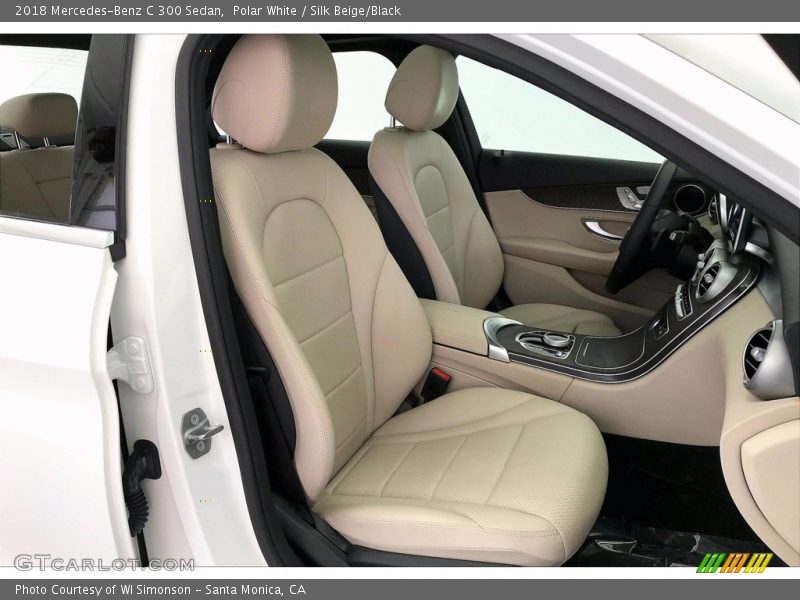 Polar White / Silk Beige/Black 2018 Mercedes-Benz C 300 Sedan