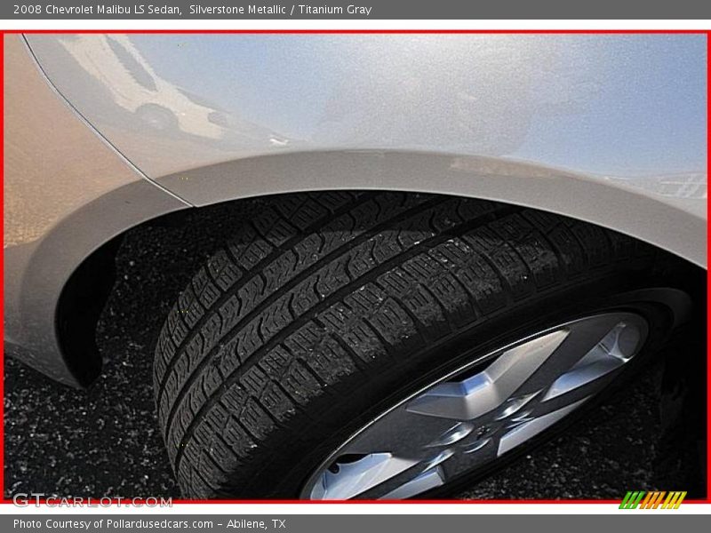 Silverstone Metallic / Titanium Gray 2008 Chevrolet Malibu LS Sedan