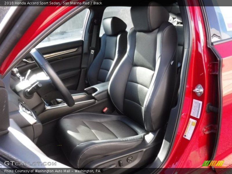 San Marino Red / Black 2018 Honda Accord Sport Sedan