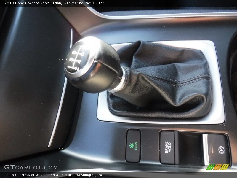  2018 Accord Sport Sedan 6 Speed Manual Shifter