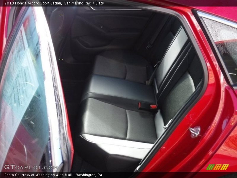 San Marino Red / Black 2018 Honda Accord Sport Sedan