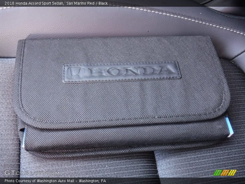 San Marino Red / Black 2018 Honda Accord Sport Sedan