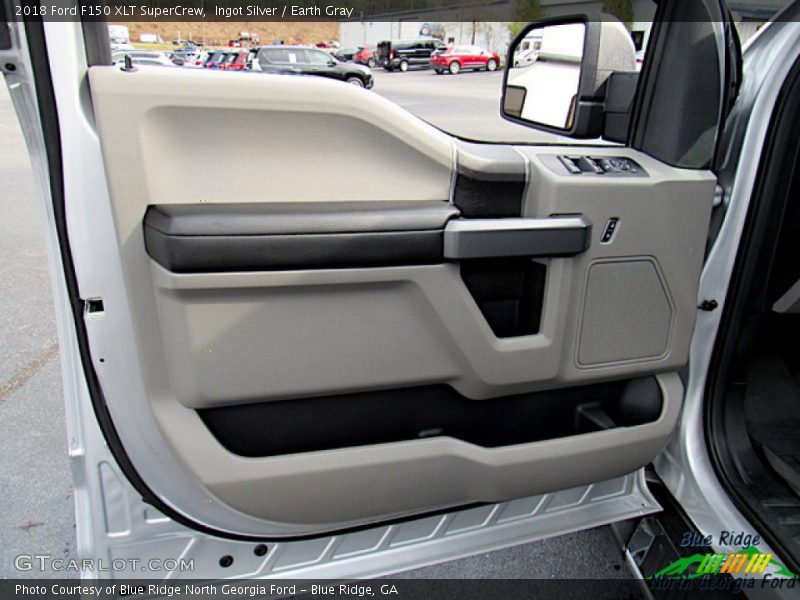Ingot Silver / Earth Gray 2018 Ford F150 XLT SuperCrew