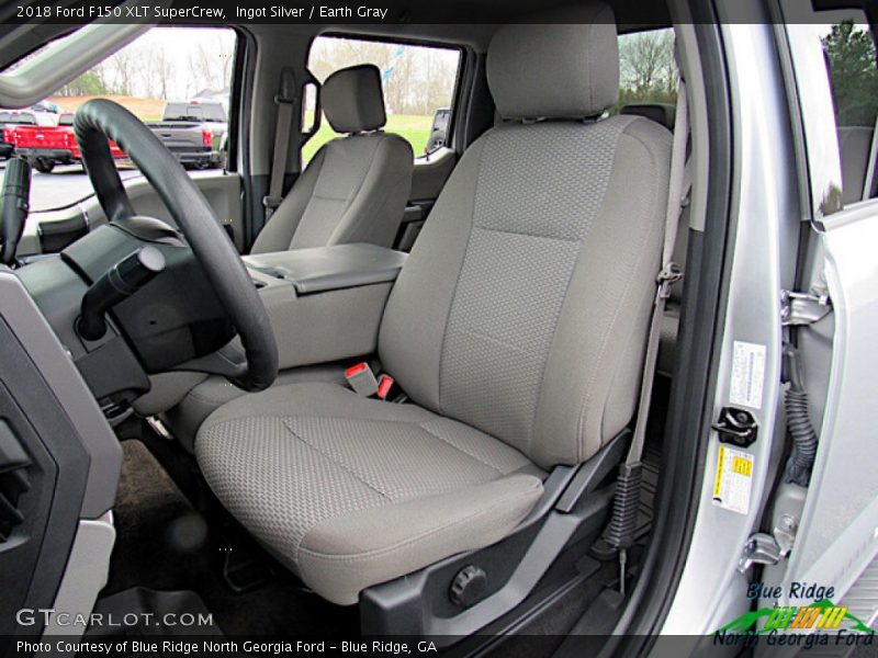 Ingot Silver / Earth Gray 2018 Ford F150 XLT SuperCrew