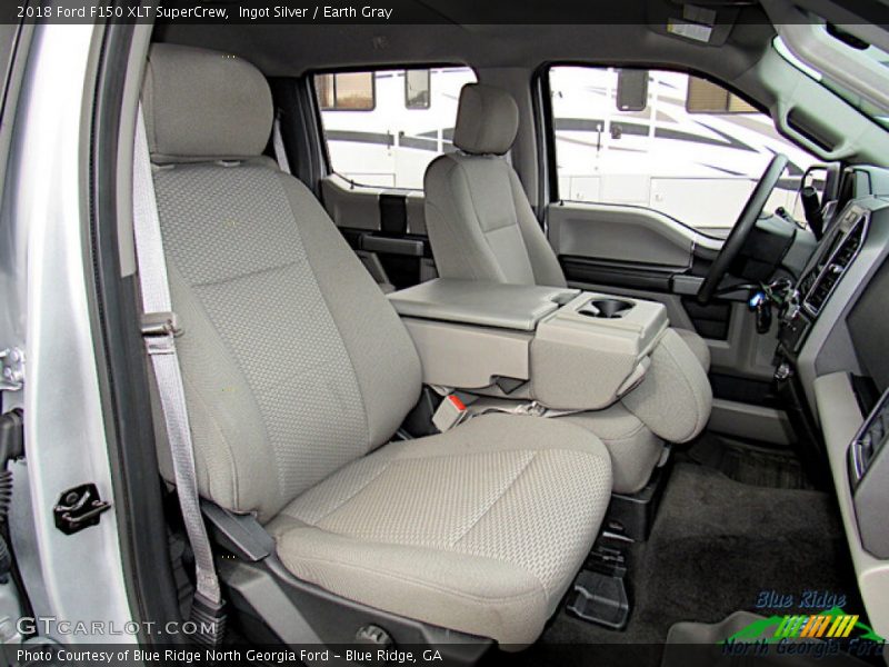 Ingot Silver / Earth Gray 2018 Ford F150 XLT SuperCrew