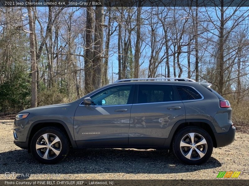 Sting-Gray / Black 2021 Jeep Cherokee Limited 4x4