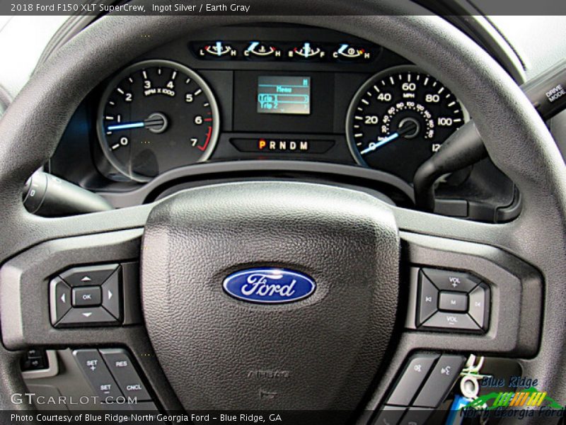 Ingot Silver / Earth Gray 2018 Ford F150 XLT SuperCrew