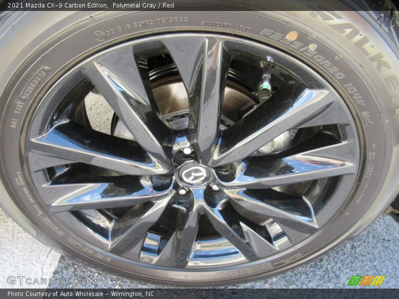 Polymetal Gray / Red 2021 Mazda CX-9 Carbon Edition