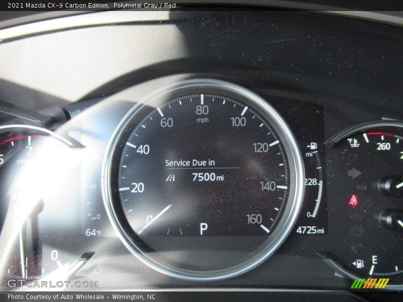 Polymetal Gray / Red 2021 Mazda CX-9 Carbon Edition