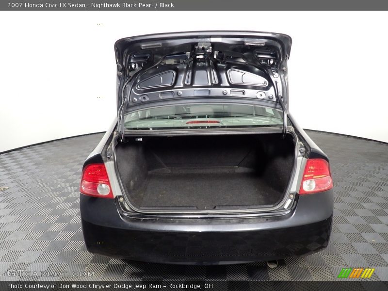 Nighthawk Black Pearl / Black 2007 Honda Civic LX Sedan