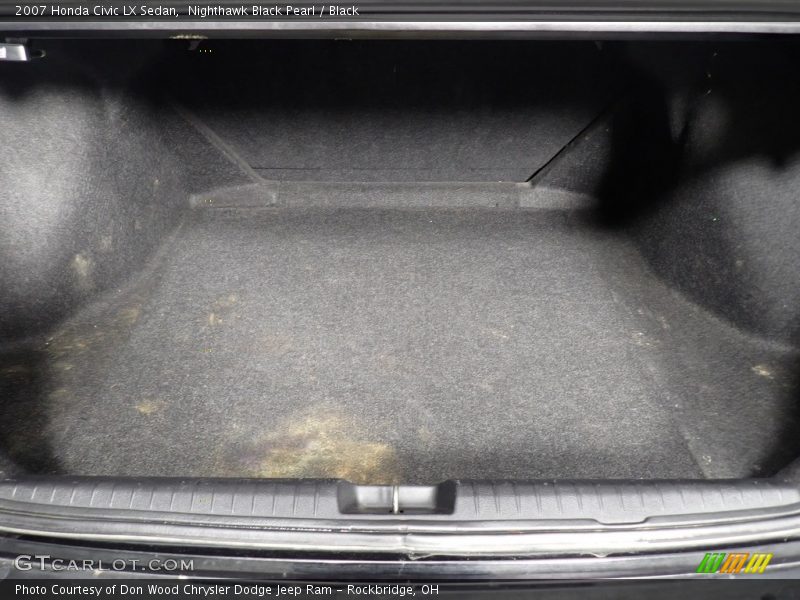 Nighthawk Black Pearl / Black 2007 Honda Civic LX Sedan