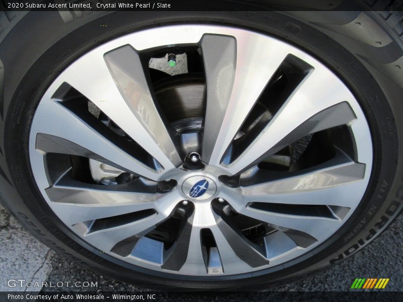 Crystal White Pearl / Slate 2020 Subaru Ascent Limited