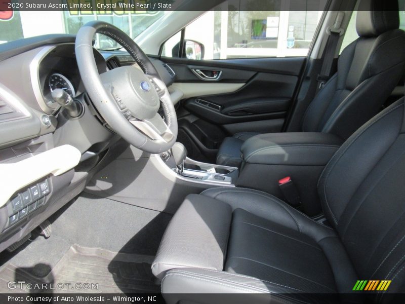 Crystal White Pearl / Slate 2020 Subaru Ascent Limited