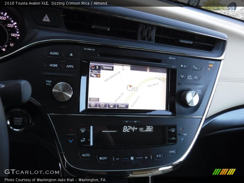 Sizzling Crimson Mica / Almond 2018 Toyota Avalon XLE