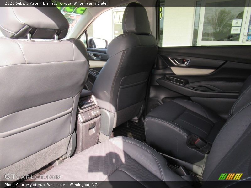 Crystal White Pearl / Slate 2020 Subaru Ascent Limited