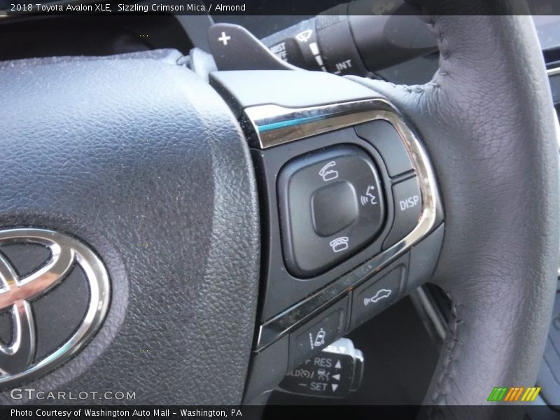 Sizzling Crimson Mica / Almond 2018 Toyota Avalon XLE