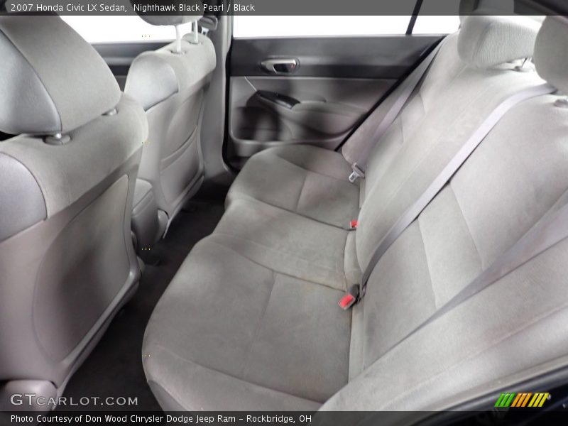 Nighthawk Black Pearl / Black 2007 Honda Civic LX Sedan
