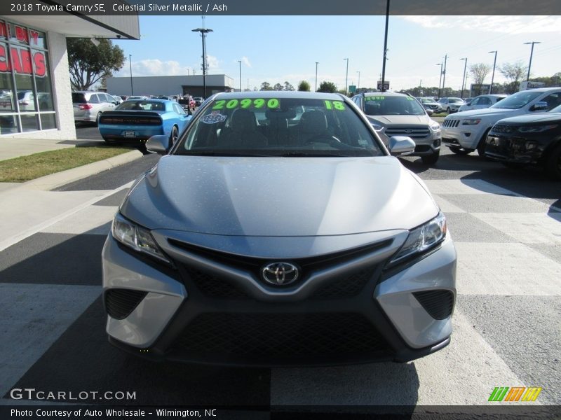 Celestial Silver Metallic / Ash 2018 Toyota Camry SE