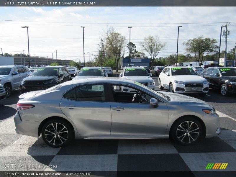 Celestial Silver Metallic / Ash 2018 Toyota Camry SE