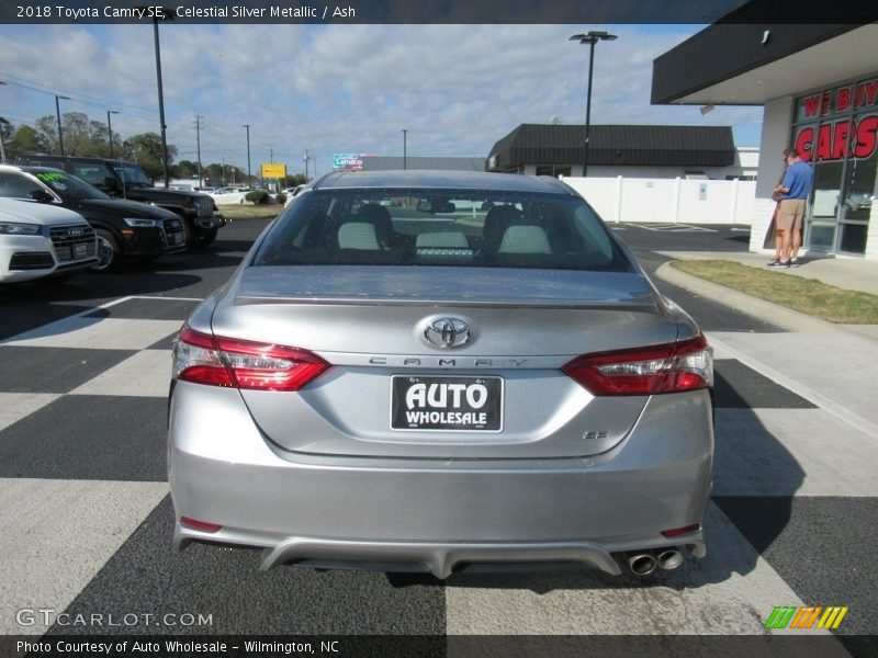 Celestial Silver Metallic / Ash 2018 Toyota Camry SE
