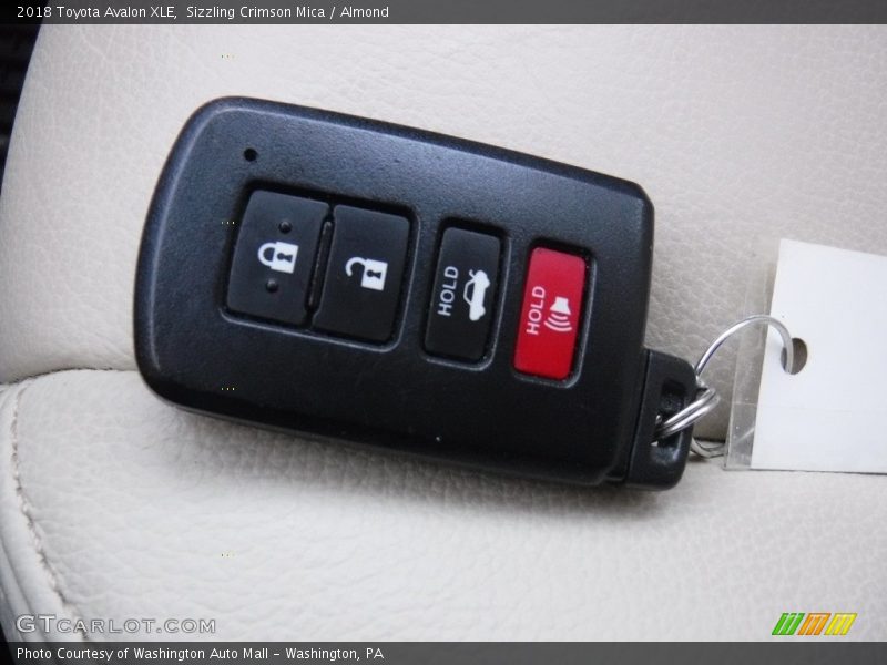 Sizzling Crimson Mica / Almond 2018 Toyota Avalon XLE