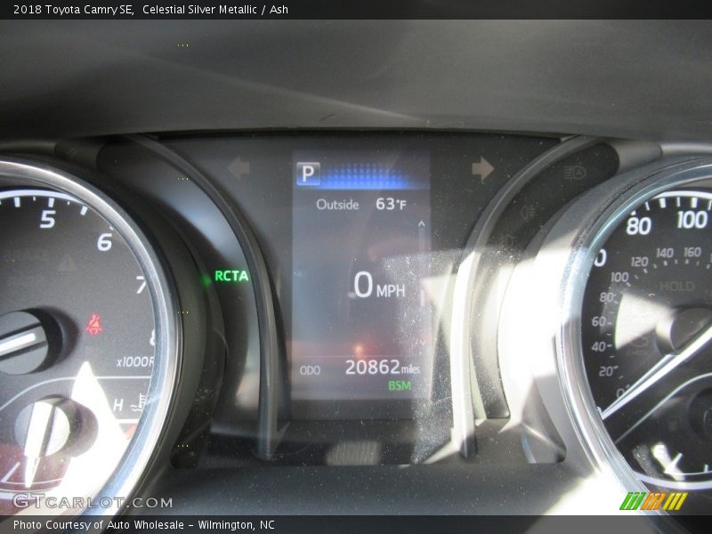 Celestial Silver Metallic / Ash 2018 Toyota Camry SE