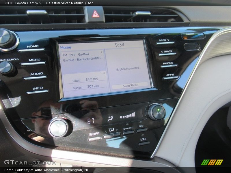 Celestial Silver Metallic / Ash 2018 Toyota Camry SE
