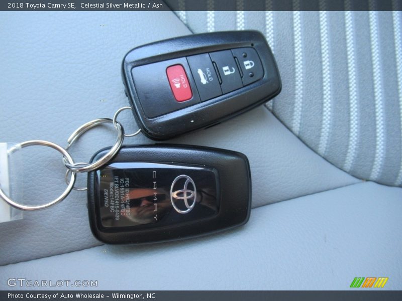 Celestial Silver Metallic / Ash 2018 Toyota Camry SE