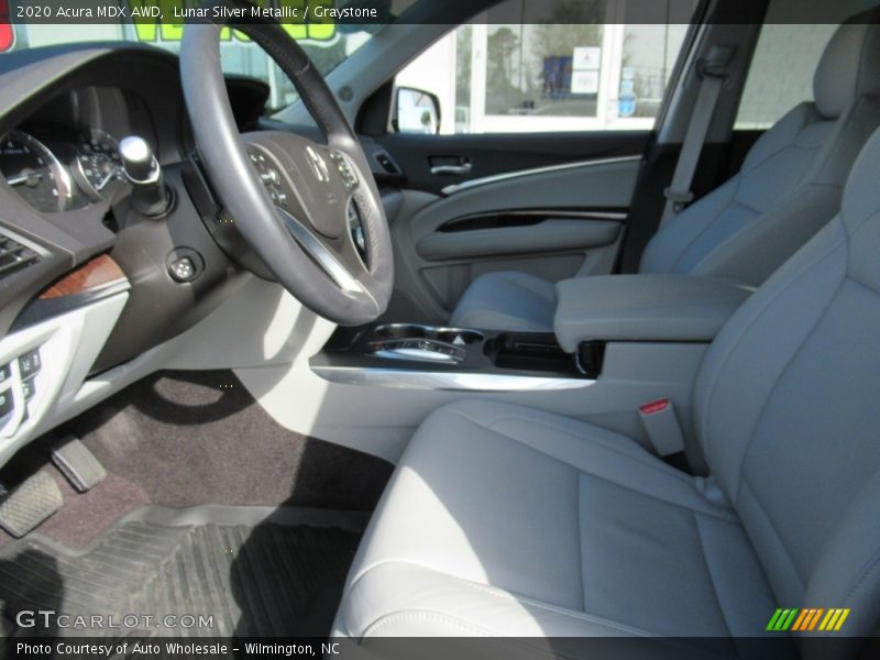 Lunar Silver Metallic / Graystone 2020 Acura MDX AWD
