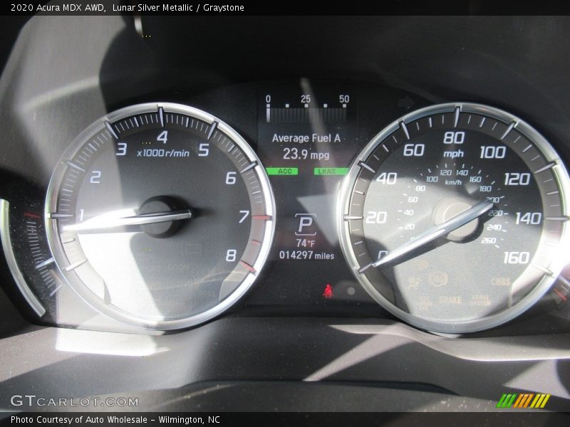 Lunar Silver Metallic / Graystone 2020 Acura MDX AWD