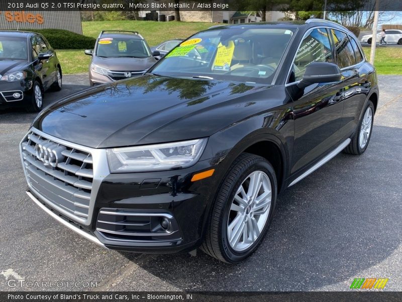 Mythos Black Metallic / Atlas Beige 2018 Audi Q5 2.0 TFSI Prestige quattro