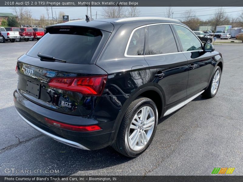 Mythos Black Metallic / Atlas Beige 2018 Audi Q5 2.0 TFSI Prestige quattro