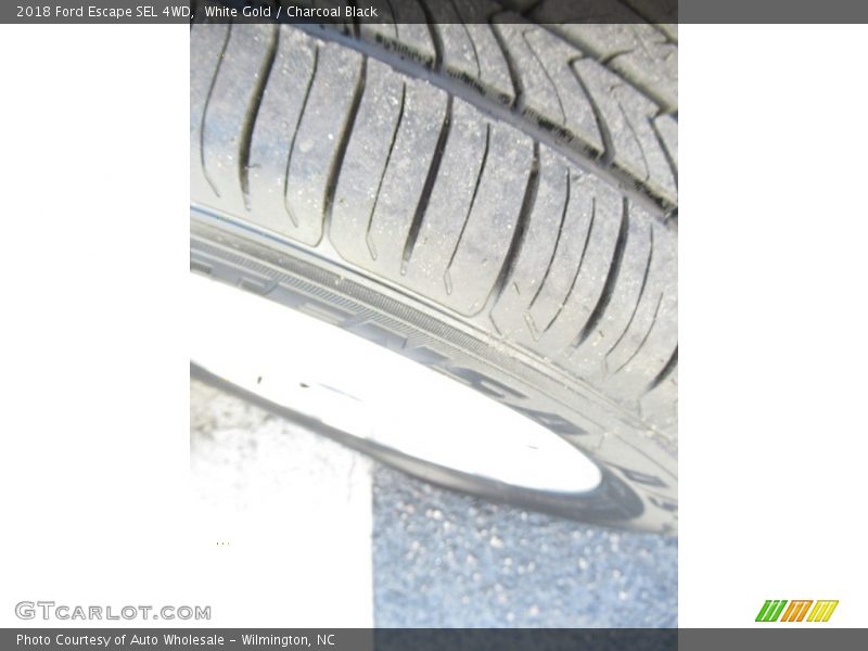 White Gold / Charcoal Black 2018 Ford Escape SEL 4WD