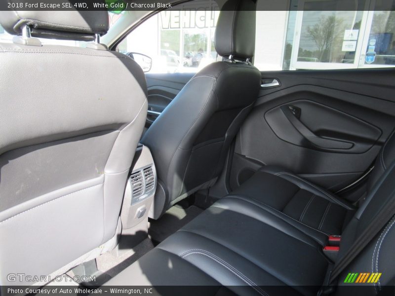 White Gold / Charcoal Black 2018 Ford Escape SEL 4WD