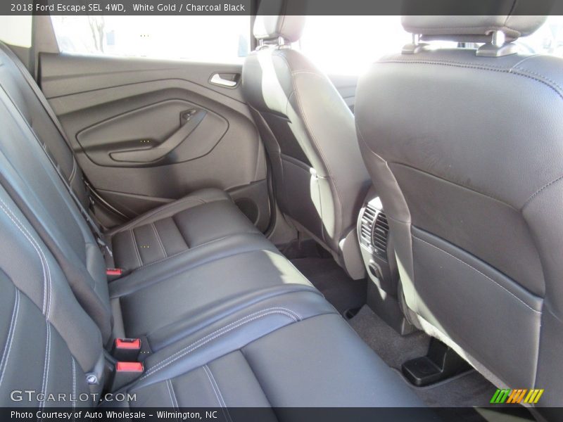 White Gold / Charcoal Black 2018 Ford Escape SEL 4WD