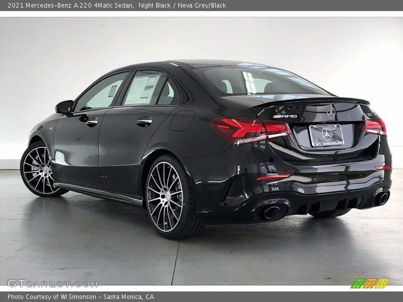 Night Black / Neva Grey/Black 2021 Mercedes-Benz A 220 4Matic Sedan