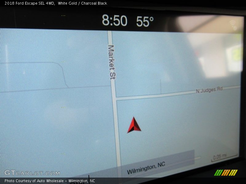 White Gold / Charcoal Black 2018 Ford Escape SEL 4WD