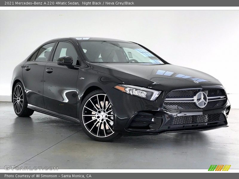 Night Black / Neva Grey/Black 2021 Mercedes-Benz A 220 4Matic Sedan