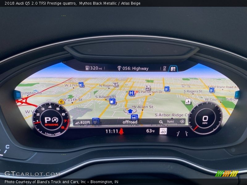 Navigation of 2018 Q5 2.0 TFSI Prestige quattro