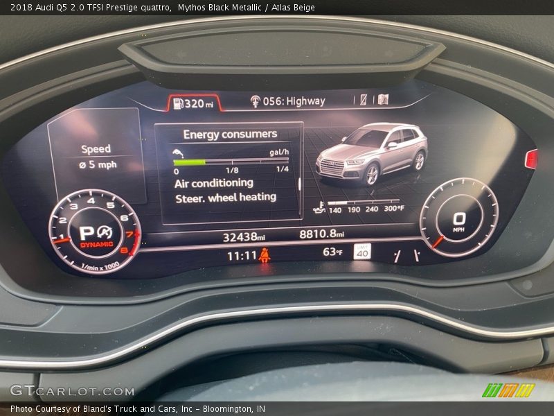  2018 Q5 2.0 TFSI Prestige quattro 2.0 TFSI Prestige quattro Gauges