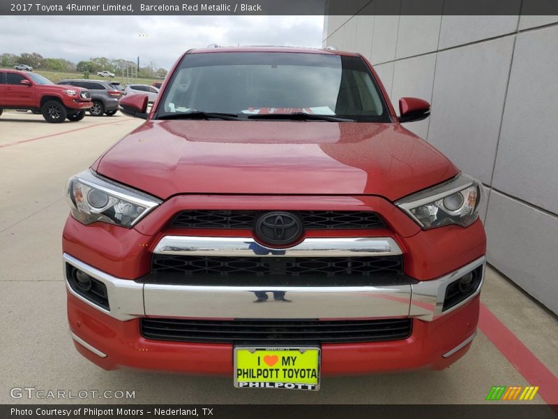 Barcelona Red Metallic / Black 2017 Toyota 4Runner Limited